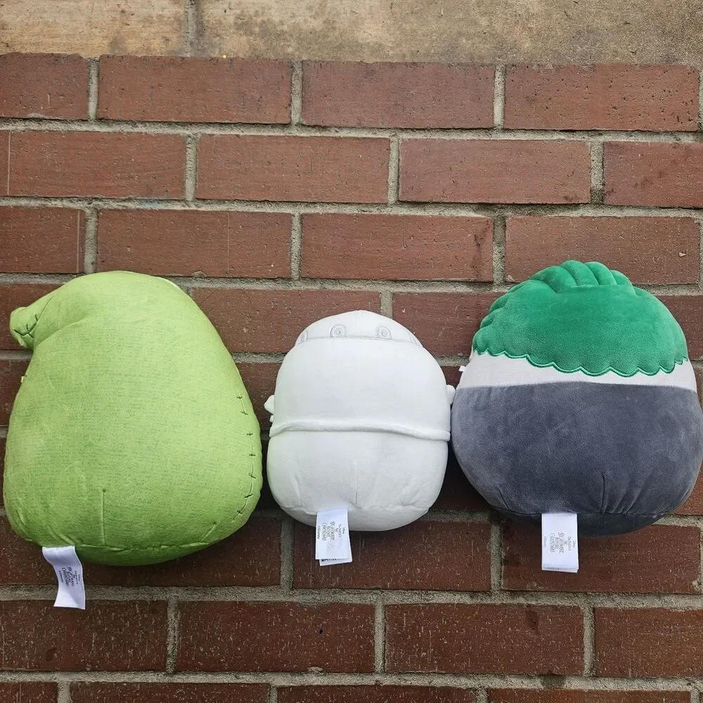 Lot 3 Squishmallows Nightmare Before Christmas Dr. Finklestein Oogie Boogie 8